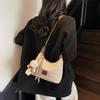 Popular straw bag women's new fashion versatile portable shoulder bag simple messenger bag