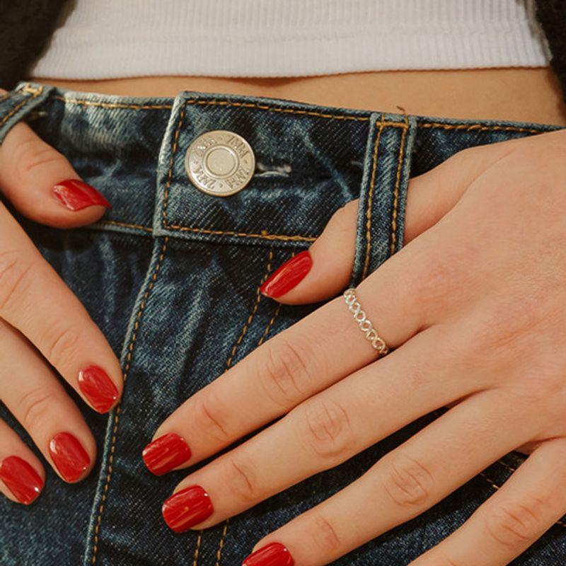 

Reusable Nail Tips Best Red (Regular Square)