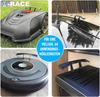 X-RACE Mini zadní spoiler Spoiler Auto Robotická sekačka Vozidlo Křídla černá samolepicí