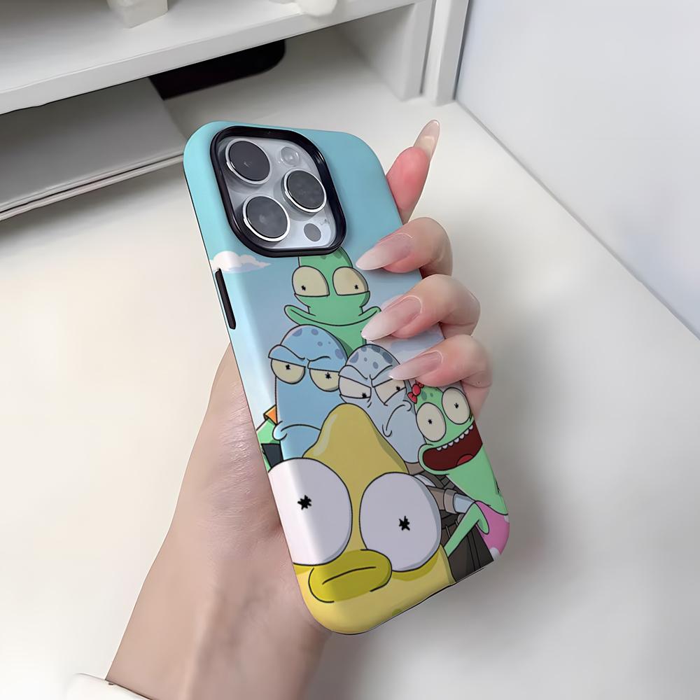 Solar Opposites Pupa Phone Case For Iphone 16 Pro Max 15 13 14 12 11 14 Pro Max 15 Pro Max Two-in-one Cover