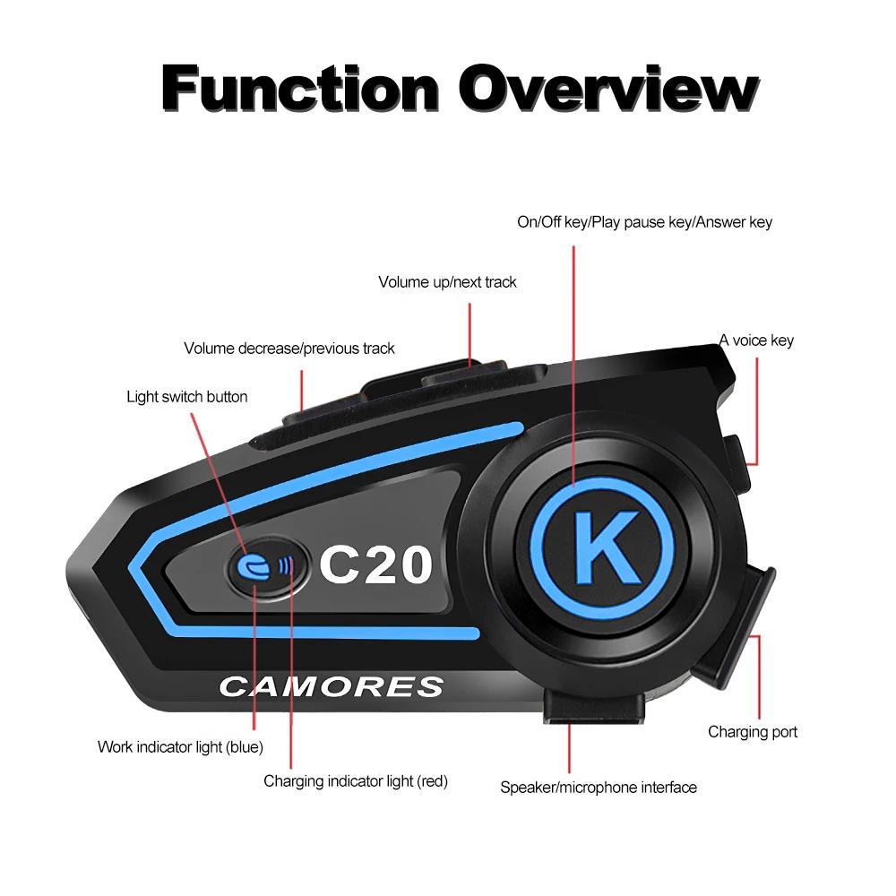 Motorcycle Wireless Bluetooth 5.3+EDR Waterproof Helmet Headset Hands-free Hands Free Call Anti-interference Earphone