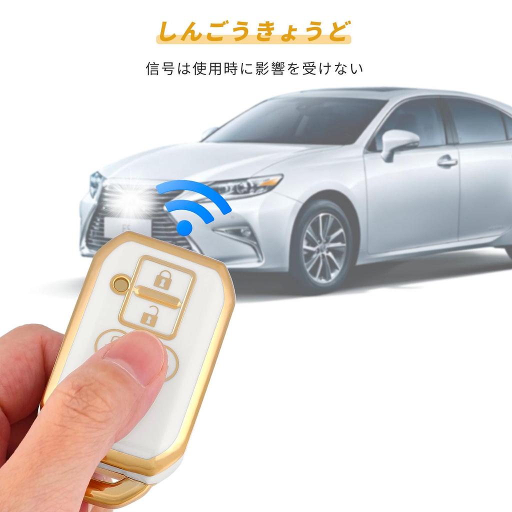 OFFCURVE Smart Key Case for Suzuki / Suzuki Key Cover, 4 Buttons, Shockproof, Scratch