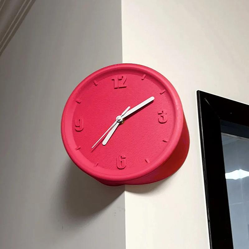 8 Inch Convex Angle Wall Clocks Modern Minimalism Living Room Wall Clock Creative Aesthetic Home Interior Decoration Accessories