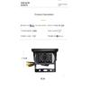 Truck harvester bus CVBS/CCD/NTSC reversing camera HD infrared night vision waterproof reversing image 12-24V universal
