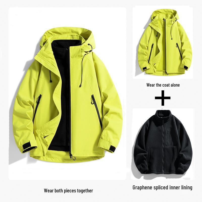 Bird's Unisex 3-in-1 Windproof & Water-Resistant Ski Jacket