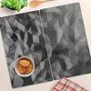 Set of Toughened Glass Kitchen Cutting Boards with 3D Graphics 2x30x52 Cm