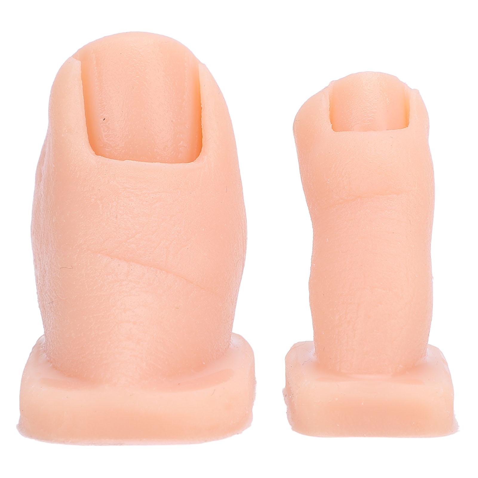 

Модель пальцев ног для практики нейл-арта, пальцы для практики маникюра, силиконовые пальцы для симуляции росписи ногтей для ногтей