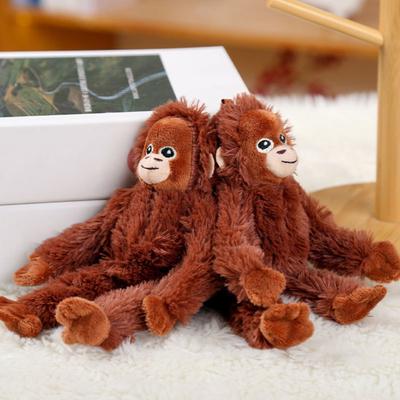 Yousheng Plush Orangutan Doll Pendant Soft Fluffy Orangutan Keychain Pendant Stuffed Animal Backpack Charm for Keyring Handbag Schoolbag Decoration