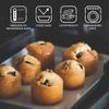 Small Glass Bowl for Dessert,Mini Ramekins for Baking,Lightweight Borosilicate Glass,Clear Glass Bowls for Serving Dips Sauce