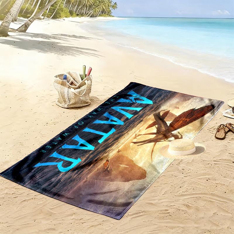 Avatar Print Beach Towel, Large Soft Quick Dry Towel for Beach Camping Swimming