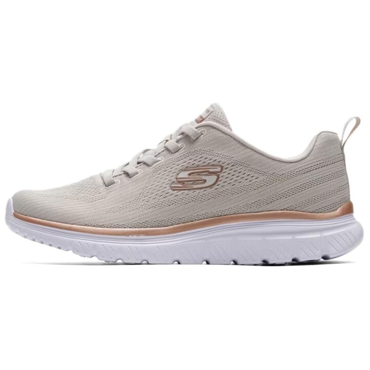 Skechers Graceful 4.0 Glinting Grace Удобные Универсальные Тканевые Кроссовки для Бега Женские кроссовки Бежевый 898024-NAT 35