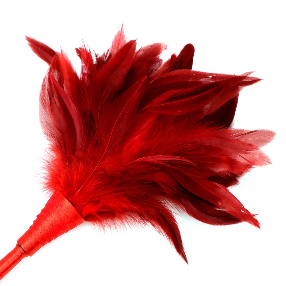 IKOKY Feather Sex Whip Clitoris Tick Massage Slave Role Play Flirting Spanking Bondage Adult Game Sex Toy for Couples Sex