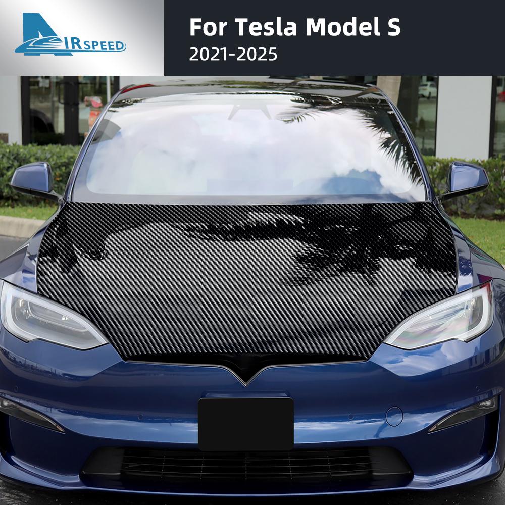 Carbon Fiber Pattern PPF Car Paint Protection Engine Film Trim for Tesla Model X Model S 2016-2018 2019 2020 2025 2025 2025 2025