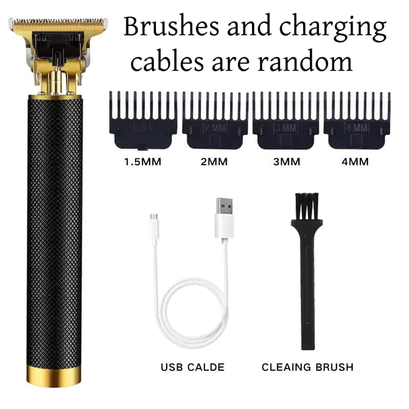 Elektrischer Haarschneider, professioneller USB-Akku-Haarschneider, professioneller Bartschneider, Haarschnitt-Pflegeset, Haarschneidemaschine