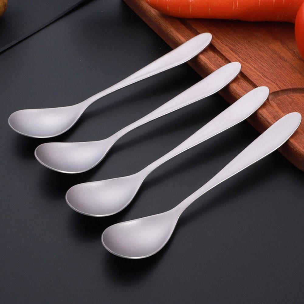Long Handle Titanium Spoon Environmental Cutlery Fork Chopsticks Outdoor Camping Fork Outdoor Tool
