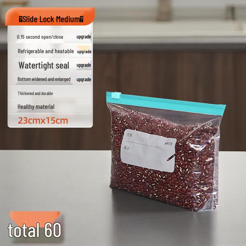 ZISIZ Food Grade Zipper Sealing Bags