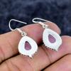 Pink Chalcedony Gemstone Handmade 925 Sterling Silver Jewelry Earring 1.58" M-3360