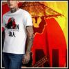 Samurai T-shirt Japanese Ronin Kanji Warrior Bushido Code Brave Warrior Charge