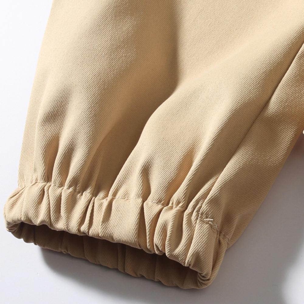 Nové pracovní oděvy kalhoty s mnoha kapsami pánské tkané kalhoty pro volný čas kalhoty se stahovací šňůrkou módní pánské kalhoty