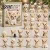 Surprise Mystery Gifts Ornament Set Calendar 24-Day Christmas Advent 2026 Dog Acrylic 2D Educational Holiday