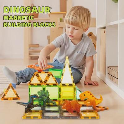 Großes magnetisches Baustein-Set für Kinder zur Früherziehung