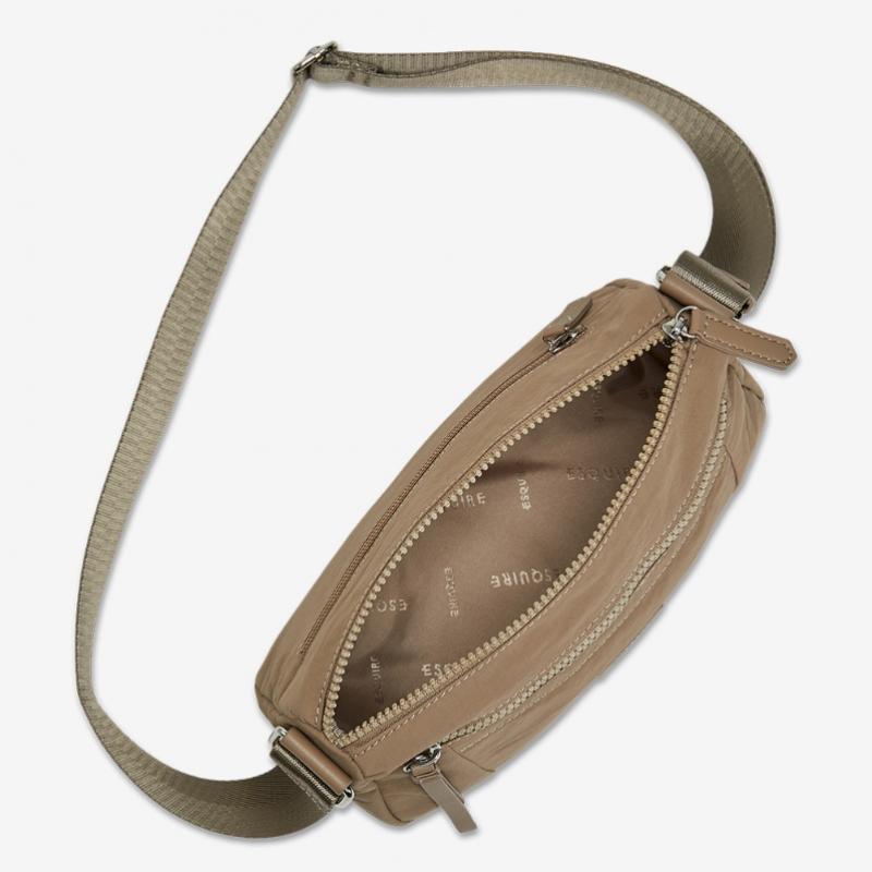 Esquire Collection Esquire Days Lightweight Mini Crossbody Bag Beige