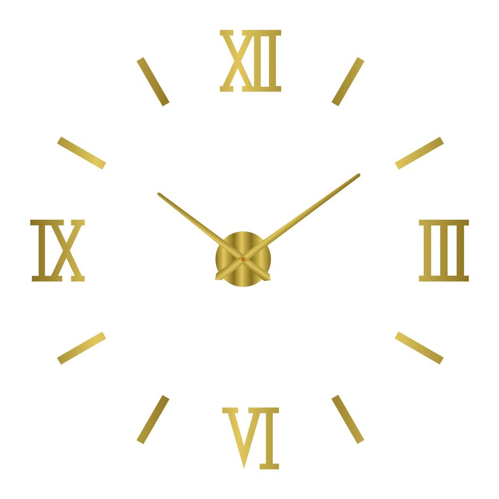 2D/3D Large Roman Numeral Acrylic Mirror Wall Clock Sticker Fashion DIY Quartz Clocks Watch Home Decoration Living Room Stickers