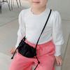 Candy Color Fashion Baby Girls Rib Long Puff Sleeve Irregular Lovely O Neck Spring Autumn Knitted Sweater