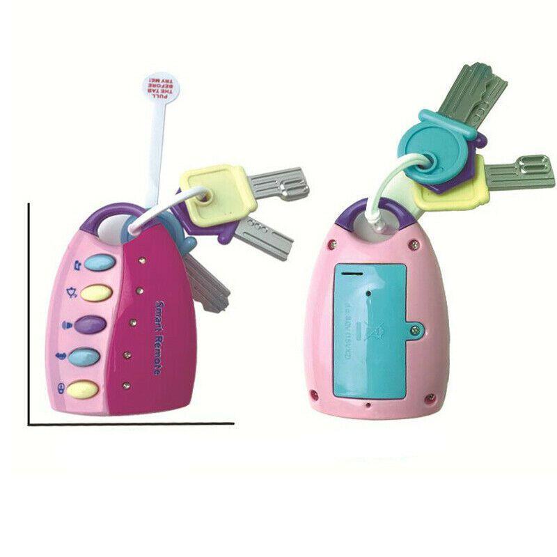 Entzückender Baby-Autoschlüssel Musikalische Schlüssel Spielzeug Mit Ton- Und Lichtfunktionen Für Lustiges Spielen