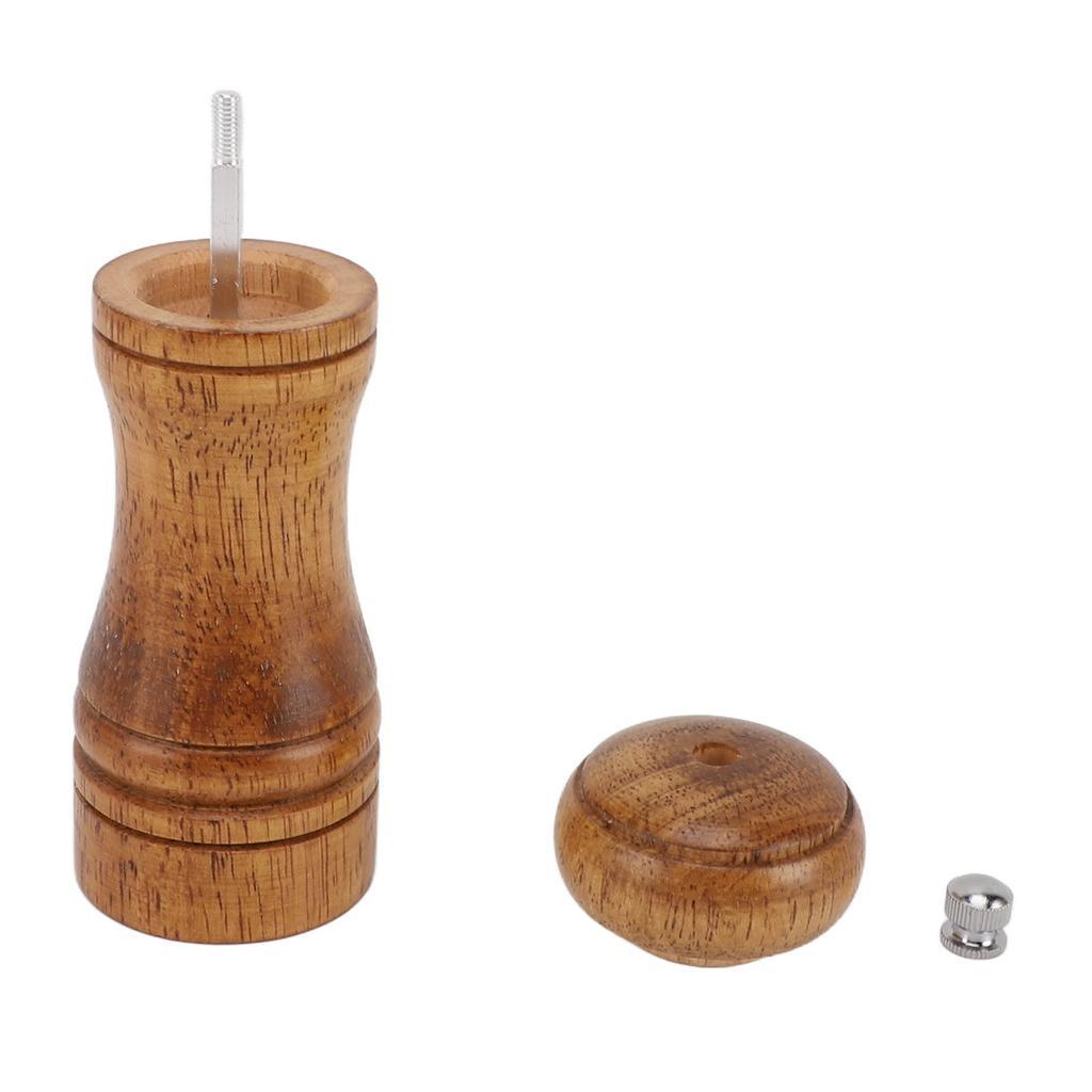 2PCS Wood Pepper Grinder   Coarseness Efficient Grinding Pepper Mills Shakers for Kitchen Supplies