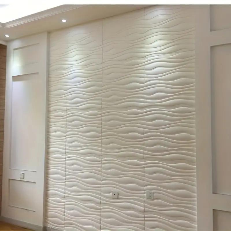 35X35Cm 3D Wave Pattern Wallpaper Self-Adhesive Wall Sticker Bedroom Mildew-Proof And Moisture-Proof Wallpaper Home Decoration Quality