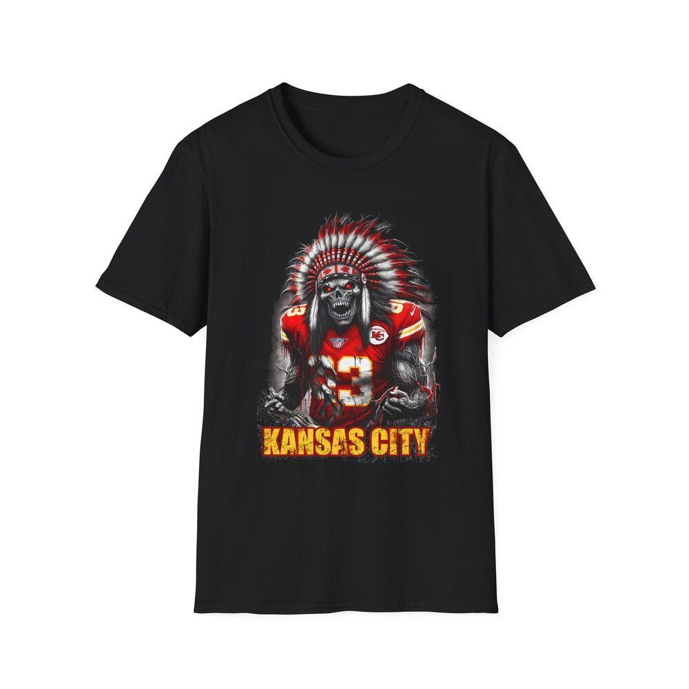 

Kansas City Chiefs Horror Mash Up T-Shirt - Spooky NFL Fan Apparel XL