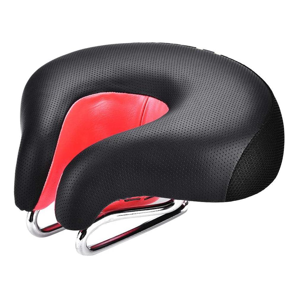 Ergonomic Mountain Bike Cycling Bicycle Split Nose Shape Saddle Cushion Pad Seat