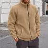 Men's Full-Zip Jacket Color Casual Long Sleeve Fall Winter Outerwear