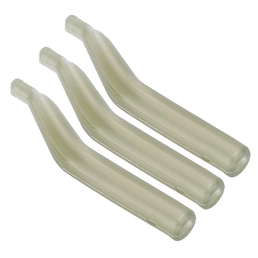 100 Stück PVC-Angelhaken-Schutzhülse 20mm Karpfenfischerei-Hülsen Angelzubehör