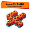 Scrambled Dice Word Game - Family Party Spelling Challenge Fast-Paced Board Game for 1-5 Players