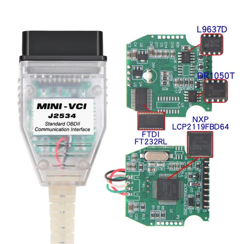 VCI J2534 Cable Fit for TISTechstreams V1800.008, Firmware V148, Car Diagnostic Tool Cable OBD2,Scanner