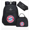 3-teiliges Schulrucksack-Set für Schüler Große Kapazität Oxford-Stoff Schultasche mit Schultergurt und Federmäppchen