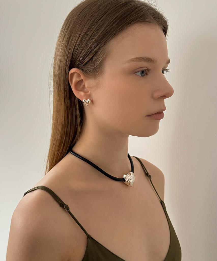 Manig Heart To Love Forever Earrings (Sv)