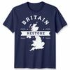 Restore Britain Unisex T-Shirt Marineblau & Heidegrau