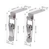 12/1x 90 Degrees Duck-mouth Buckle Hook Lock for Leather Suitcases Wooden Boxes Iron Spring Loaded Draw Toggle Latch Clamp Clip