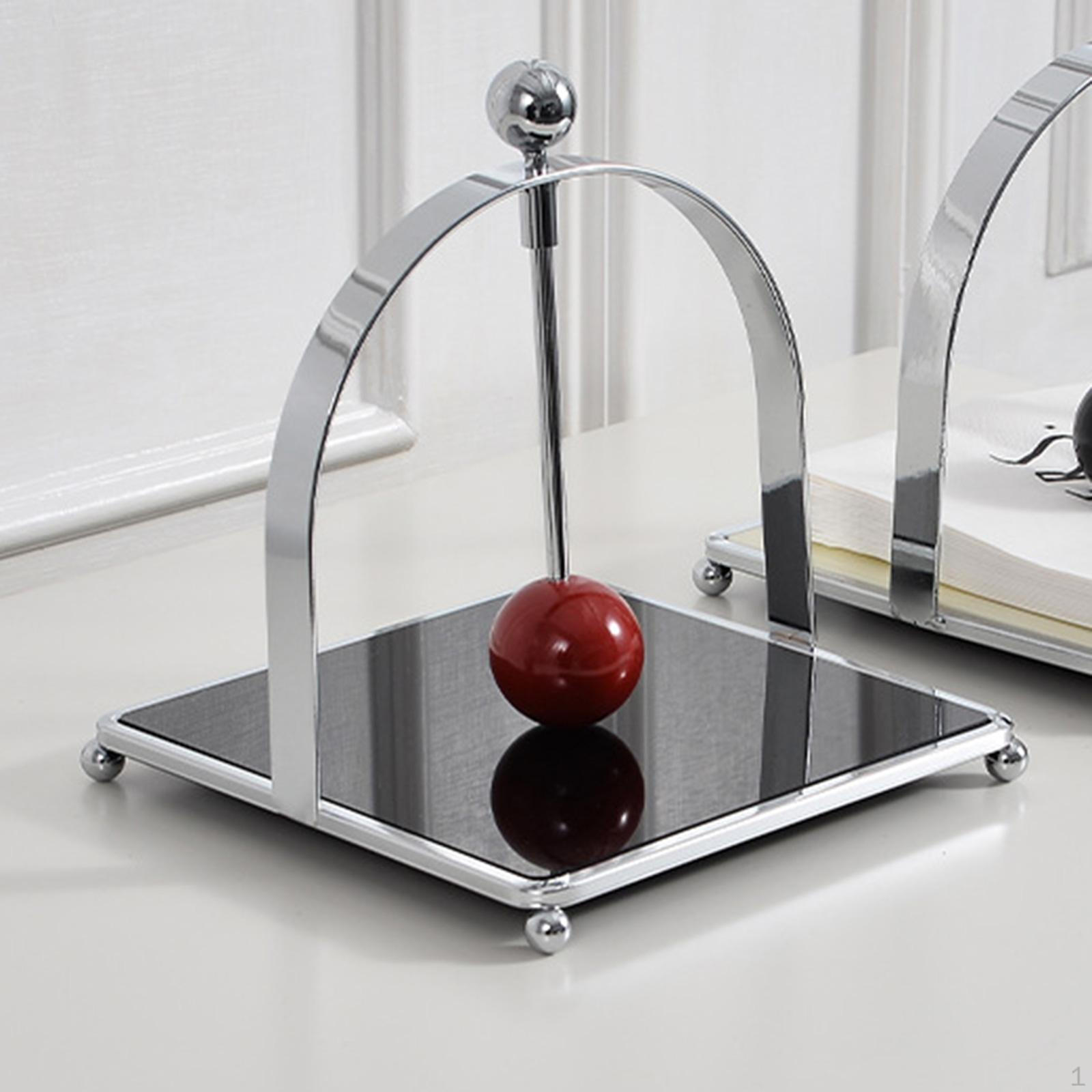 

Домашний держатель для салфеток, простой гладкий бумажный органайзер, портативная железная стойка для хранения салфеток чёрный