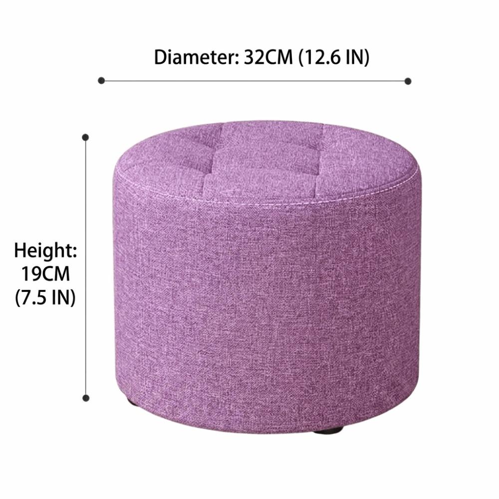 Soft Low Stool Portable Footrest Home Decor Foot Stool  Sofa Footrest