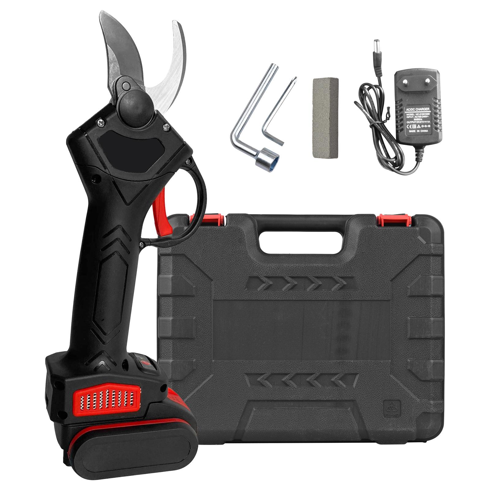 

48 В Беспроводные электрические секаторы Портативные садовые ножницы Триммер для деревьев Резак для ветвей с литием