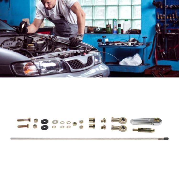 21inch Adjustable Transmission Column Shifts Linkage Set Corrosion Resistant Car Part Replaces -1800 for  4L60