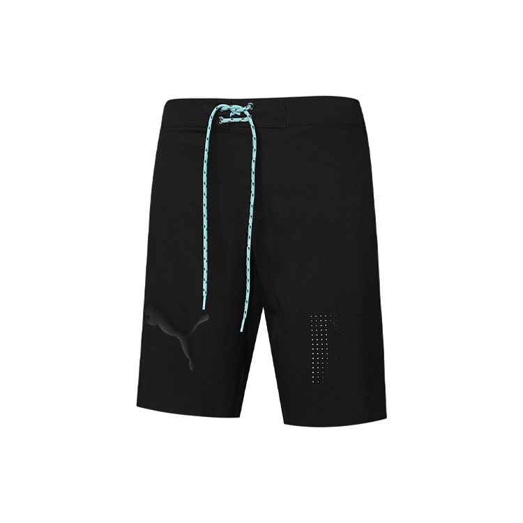 

Puma Пляжные шорты с принтом логотипа Swim, мужские шорты на шнуровке, черные 935162-01 L