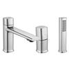 LAVEO Tores 3-hole Free-standing Bathtub Tap, Chrome