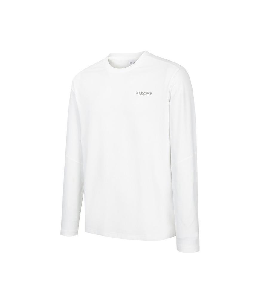 DISCOVERY EXPEDITION Men'S Functional Round Long Sleeve T-Shirt (White)