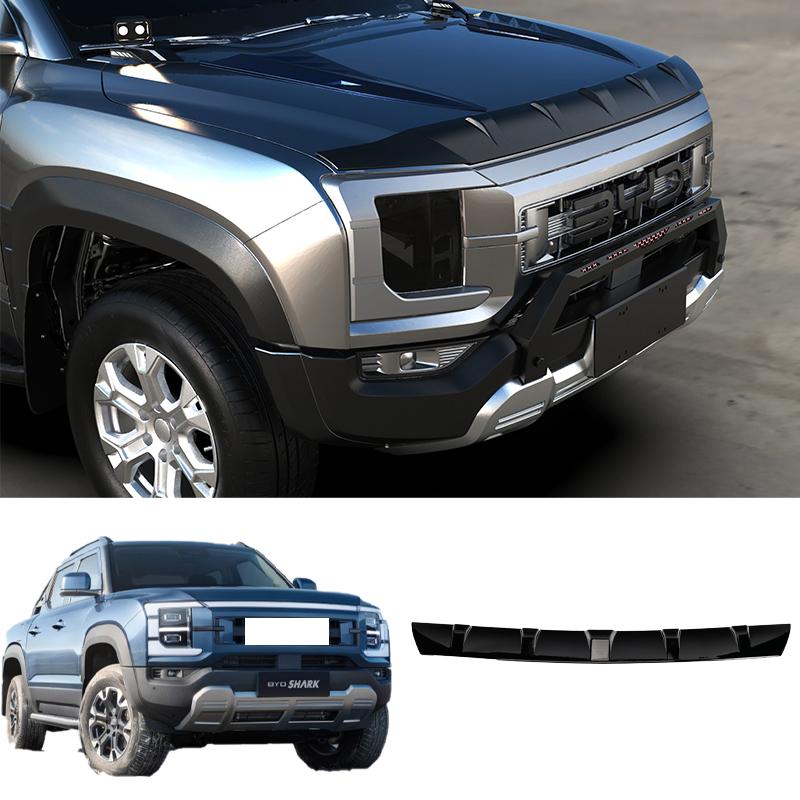 Front Stone Deflector Hood For BYD Shark 6 Pickup Shield Sand Block Engine Cover Pickup Truck Car Exterior Accessories