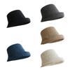 Sunscreen Flax Sun Hat Quick-dry Japanese Style Bucket Cap Fashion Roll Rim Fisherman Hat  Outdoor